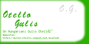 otello gulis business card